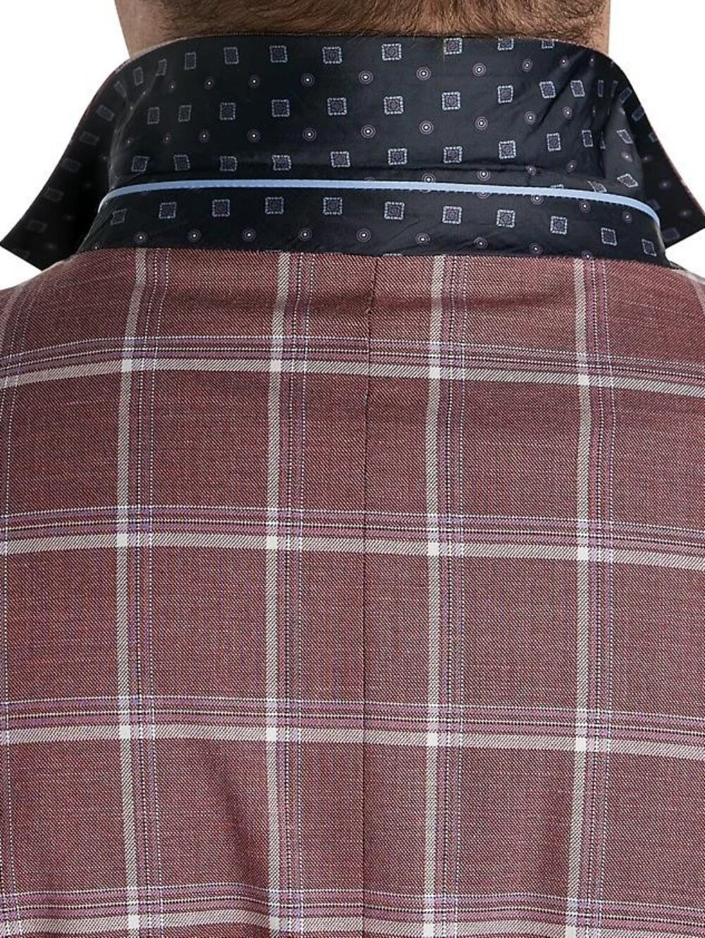 Oak‎ Hill Windowpane Sport Coat Two Button Plaid Size 2XL 50-52 Color Barry